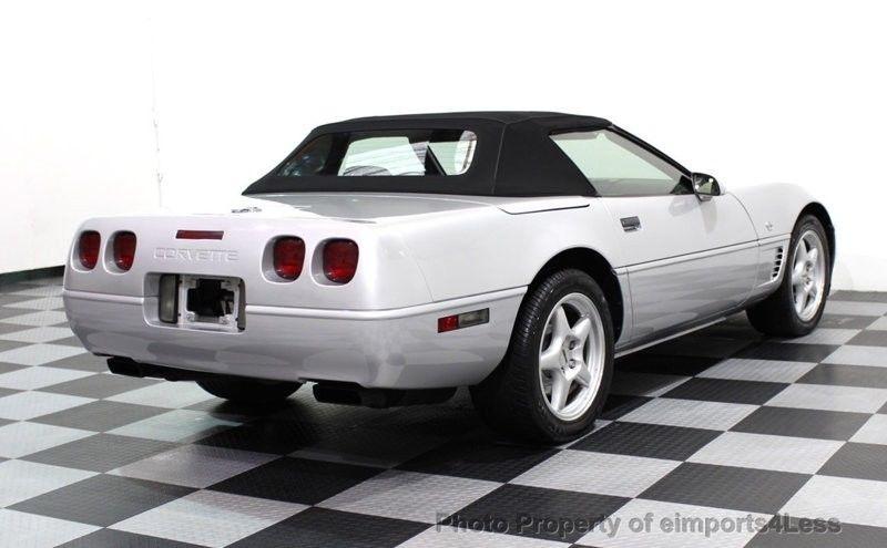 1996 Chevrolet Corvette Sebring Silver Collectors Edition Convertible