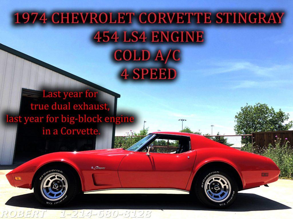SUPER RARE 1974 Chevrolet Corvette