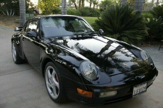 1995 Porsche 911 Carrera 2, Rare Black on Black With Turbo Tail and Turbo Wheels