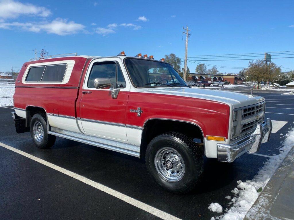 1985 Chevrolet Silverado K20 3/4 Ton 4×4 Pickup Single Cab Long Bed with only 39,225 Actual Miles