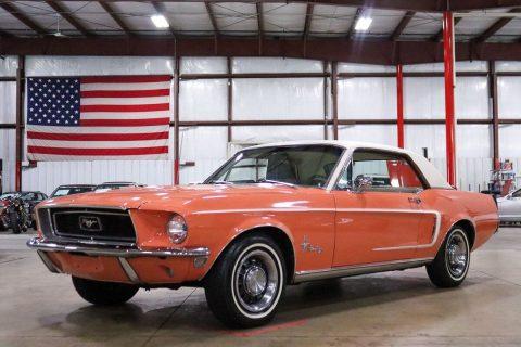 1968 Ford Mustang 30731 Miles Eastertime Coral Coupe 289ci V8 Automatic for sale