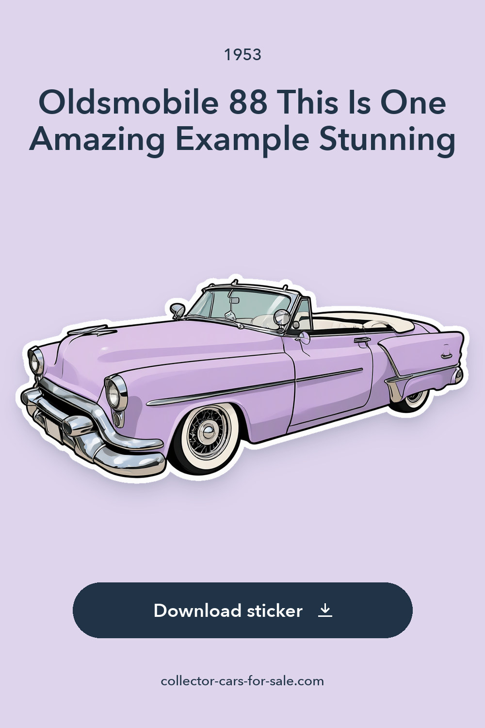 1953 Oldsmobile 88 This Is One Amazing Example Stunning sticker preview